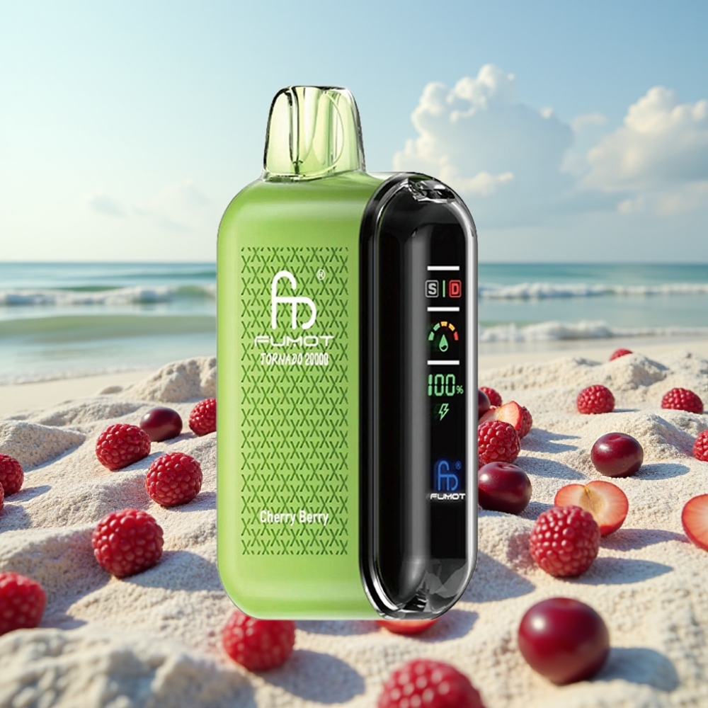 Fumot Tornado 20000 Puffs Disposable Vape Kiršu Ogu (20ml 850mAh)