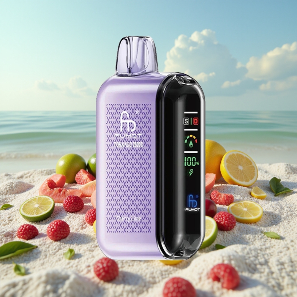 Fumot Tornado 20000 Puffs Dual Mesh 20ml 2 Kiršu Laima