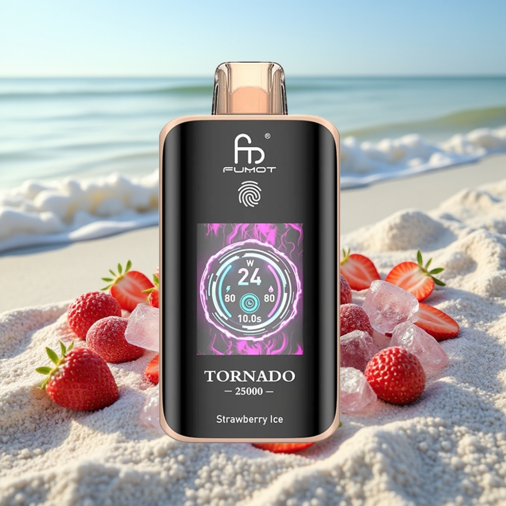 Fumot Tornado 25000 Puffs Disposable 20ml Zemeņu Ledus 700mAh