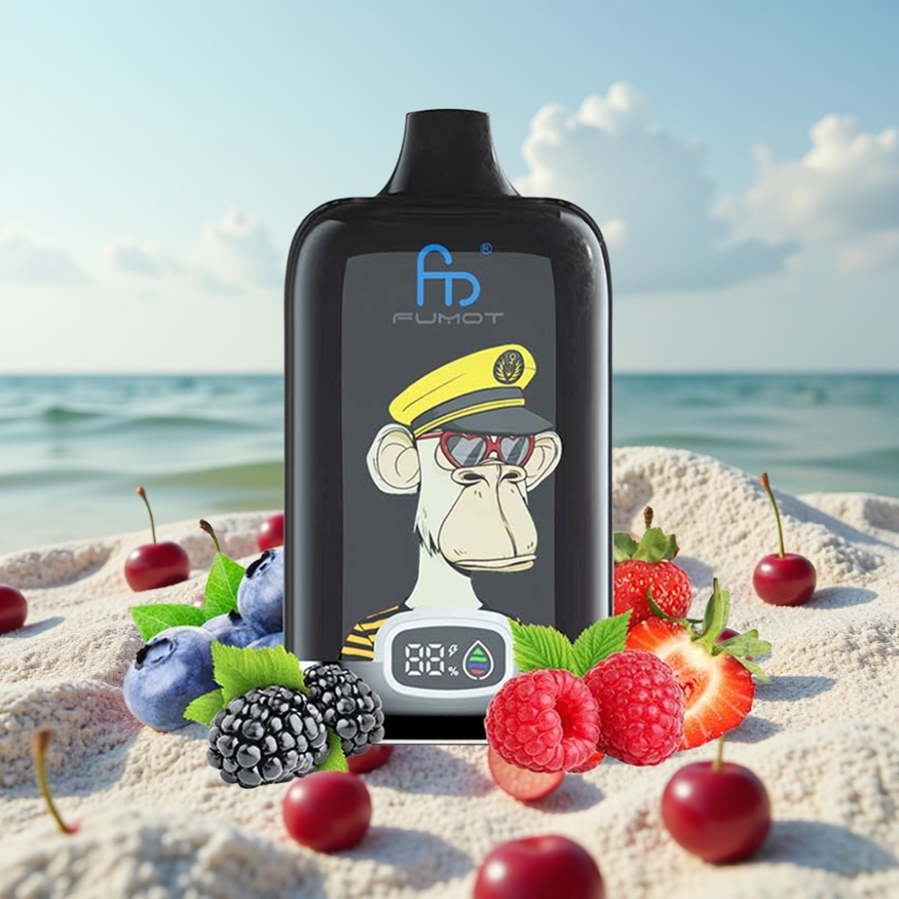 Fumot Tornado Digital Box 12000 Ievelkšanas (Ķiršu) 20ml 550mAh