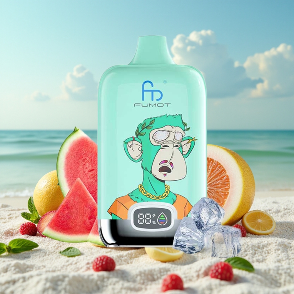 Fumot Tornado Digital Box 12000 Pūšu 20ml Aukstā Mētra