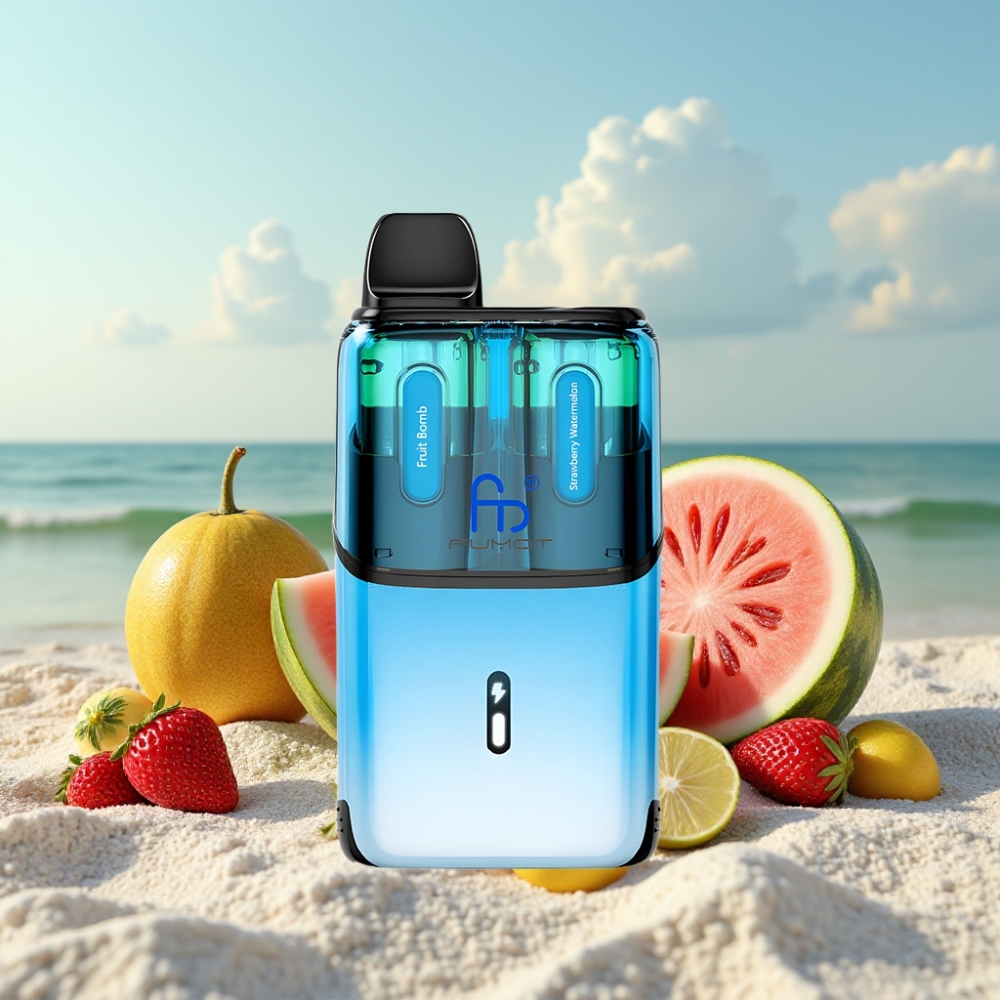Fumot Ultra T32000 Disposable Vape 32K Pūti 800mAh 24ml Zemeņu Arbūzs