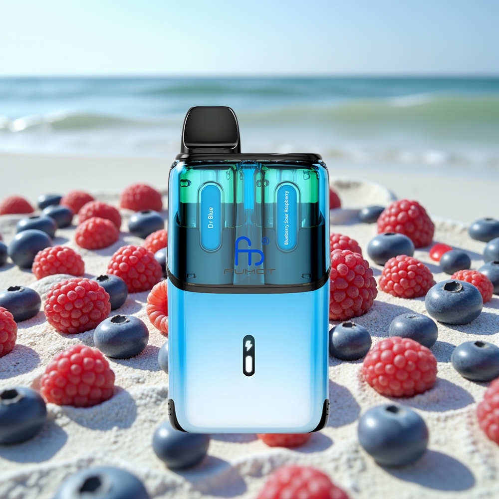 Fumot Ultra T32000 Disposable Vape Dr Zilā – Zilenābes Skābo Aveņu 32000 puffs 800mAh 24ml 20mg