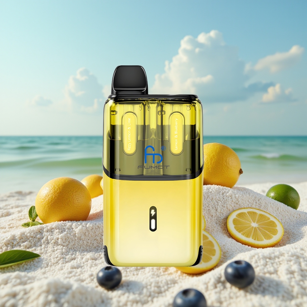 Fumot Ultra T32000 Disposable Vape – Dzirkstošā Citrona  Zileņu un Citrona  Mellenju 32000 puffs 24ml