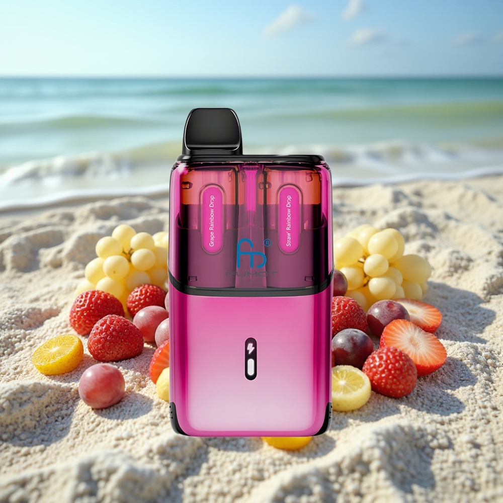 Fumot Ultra T32000 Disposable Vape – Vīnogu Varavīksnes Piliens (2x10ml 800mAh)