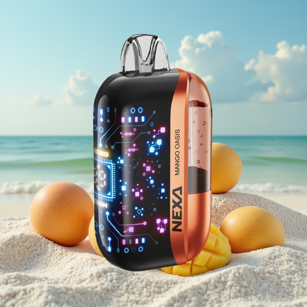NEXA Ultra 50K Disposable Vape – Mango Oāze 20ml 5 Nikotīns 50000 Pūķi