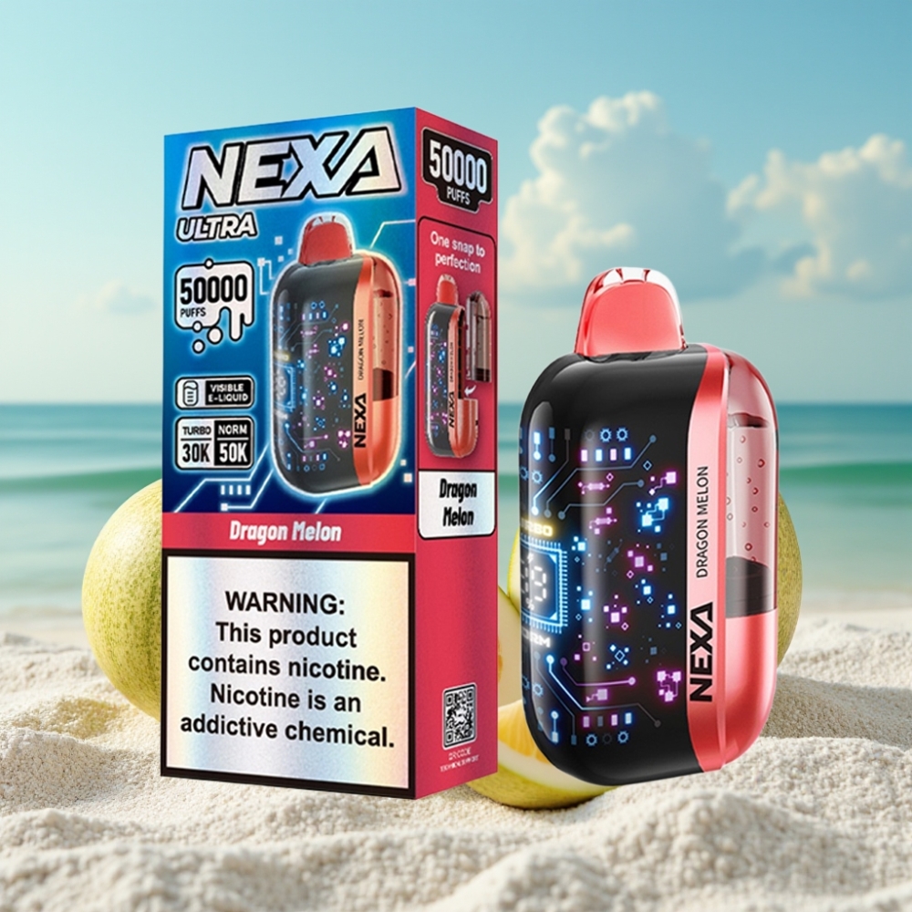 NEXA Ultra 50K Izmantošanas Vape Pūcēņa Melone 20ml 5 800mAh