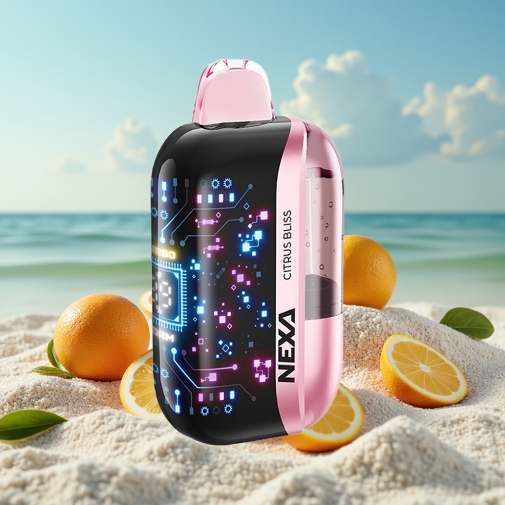 NEXA Ultra 50K Izmetamais Veips Citrus Svētki 20ml 5 Nikotīna 800mAh