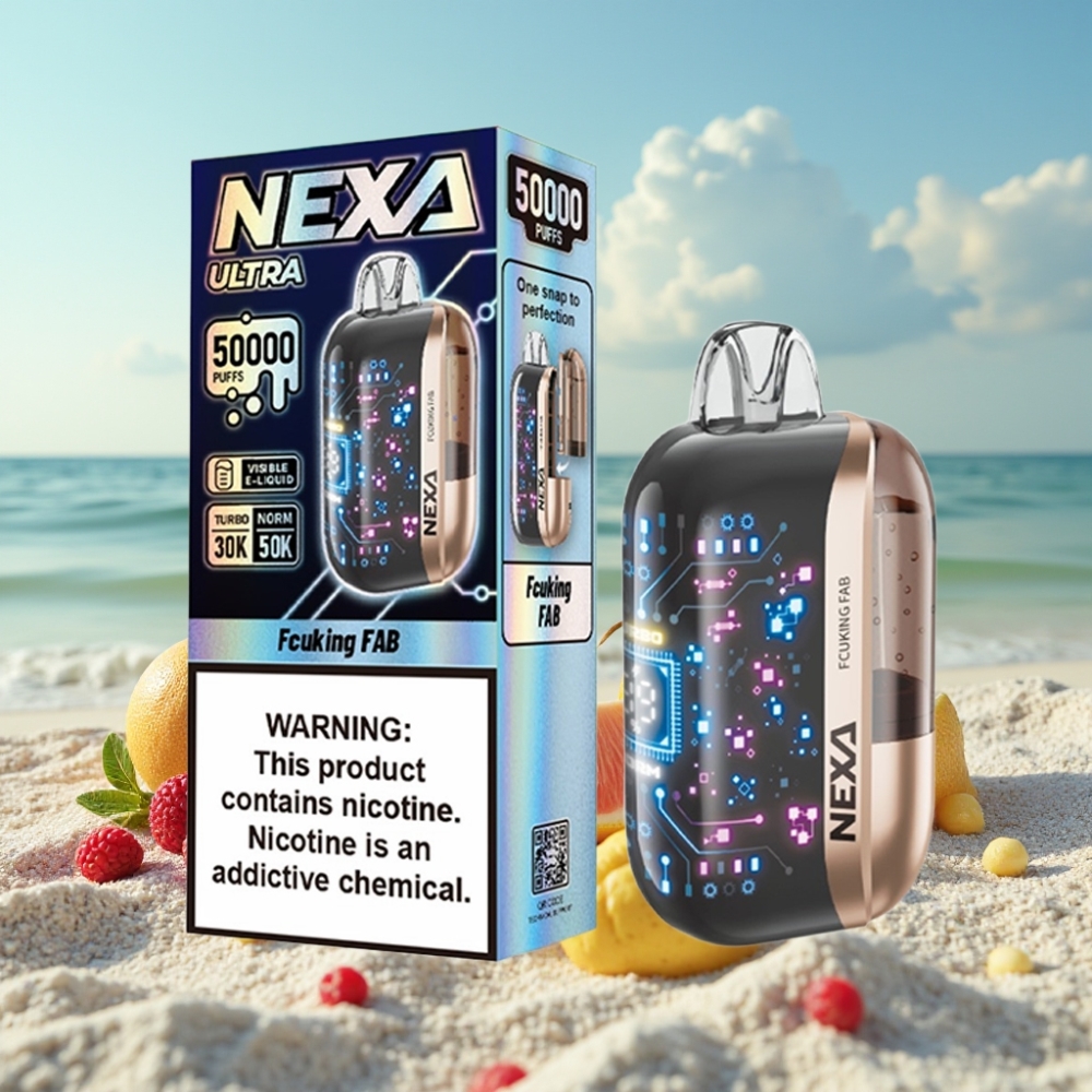 NEXA Ultra 50K Izmetamā Vape - 20ml 5 Nikotīns 50000 Pūkš