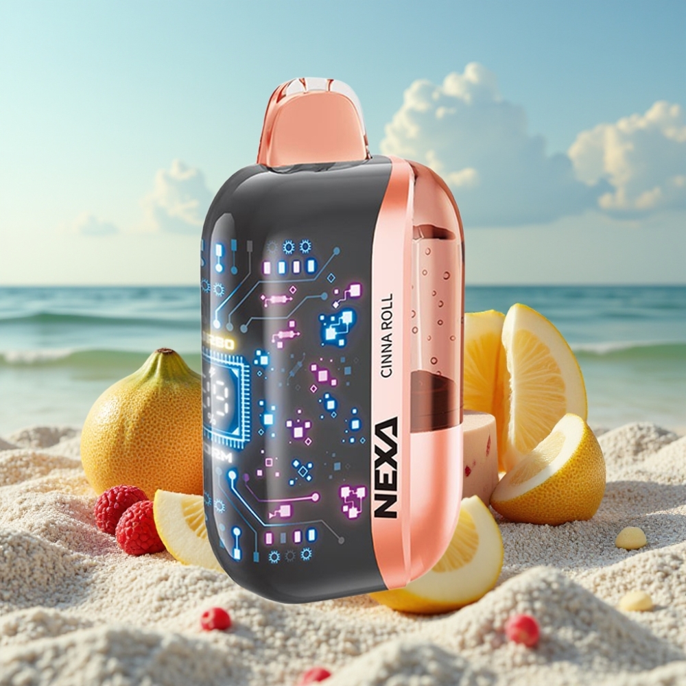NEXA Ultra 50K Izmetamā Veipa (Cinna Roll) 20ml 5 Nikotīna 800mAh