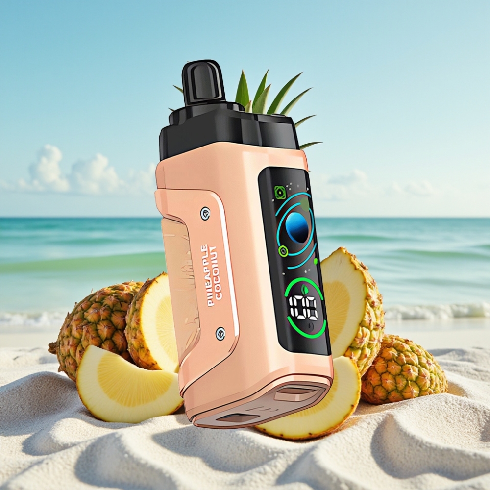 Razz Bar 45000 Pūšu Disposable Vape Ananāsu-Kokosriekstu