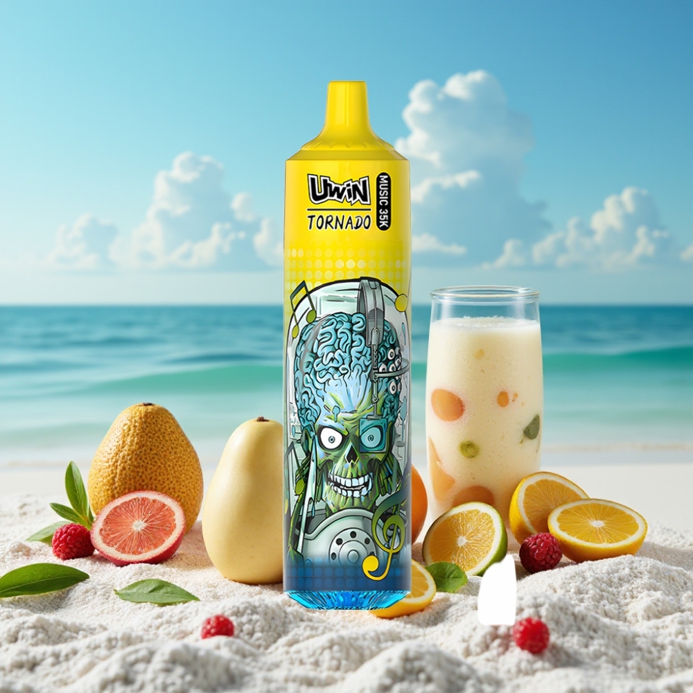 Uwin Tornado 35K Mūzikas Disposable Vape 600mAh 10Ω Mr Zils