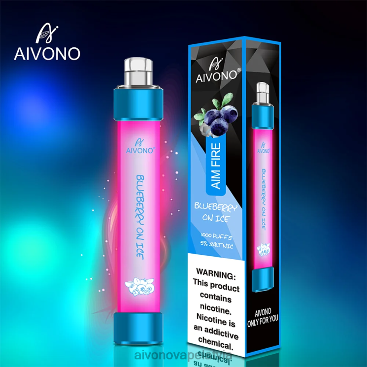 Aivono Vape Review - Aivono AIM FIRE 1000 mellenes uz ledus 4V8XV326