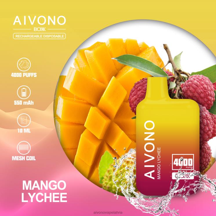 Aivono Vape Review - Aivono AIM BOXX 4000 mango ličī 4V8XV216