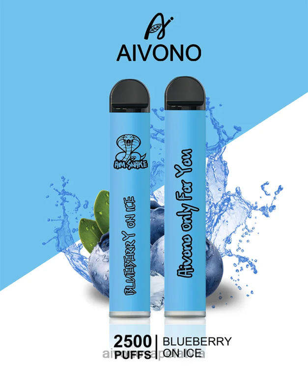 Aivono Vape Latvia - Aivono AIM SNAKE 2500 mellenes uz ledus 4V8XV299
