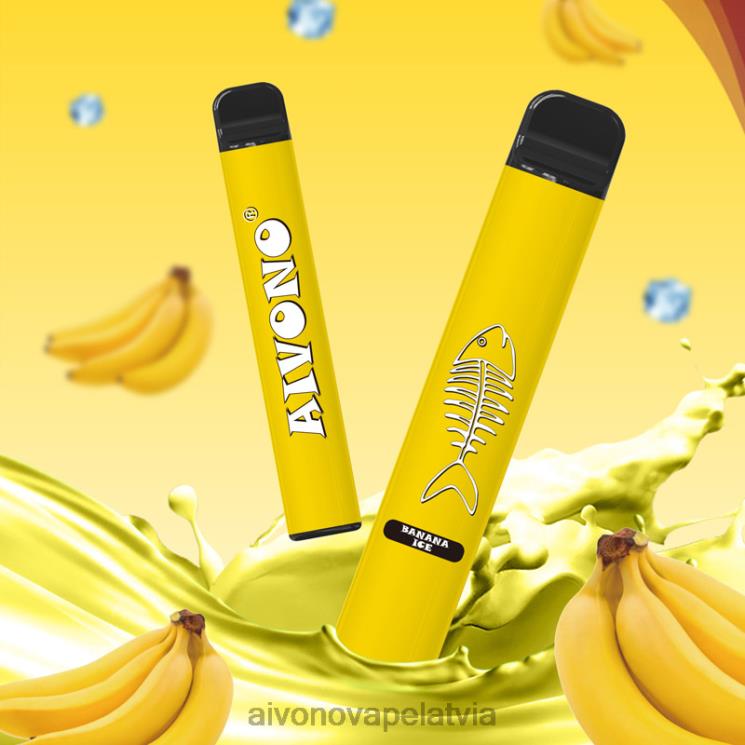 Aivono Vape Review - Aivono AIM FISHBONE 600 banānu ledus 4V8XV276