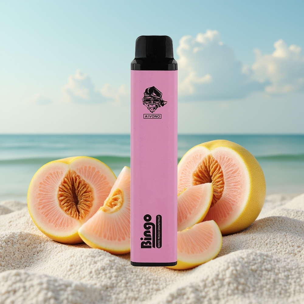 Aivono AIM BINGO 4000 Pūšas Baltā Persika Greipfrūts 10mL 1000mAh