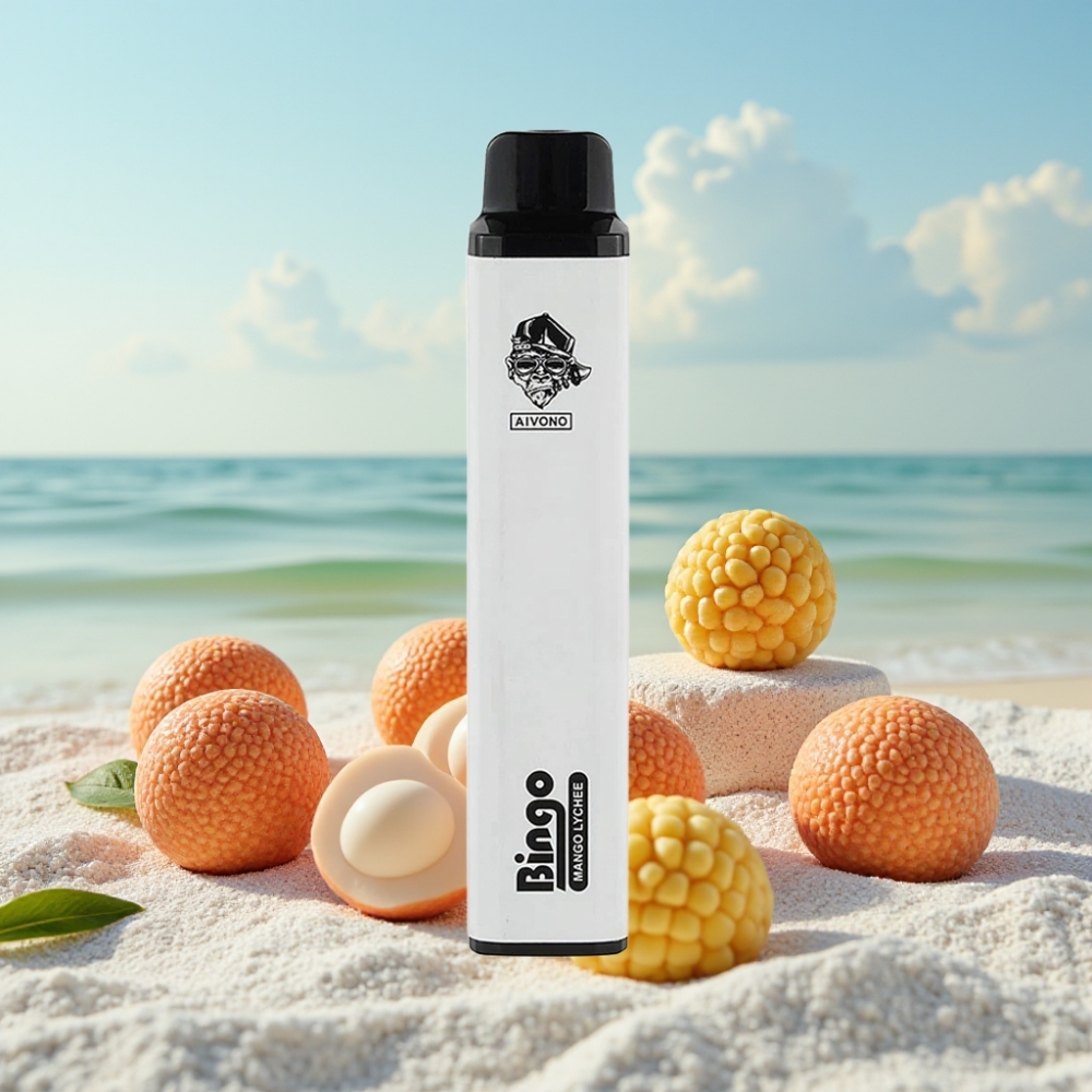 Aivono AIM BINGO 4000 Pūšas Displeja Vēža Mango Liči 10mL 1000mAh