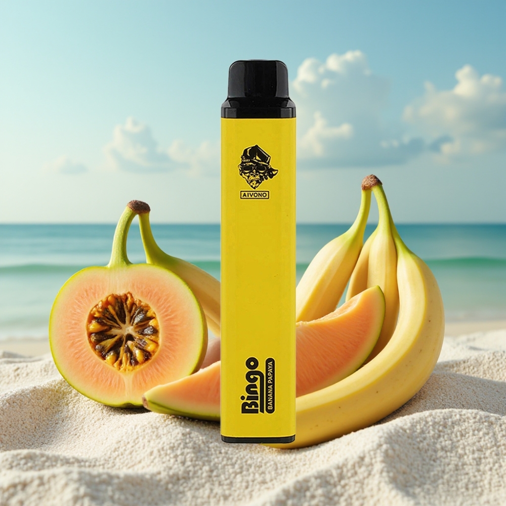 Aivono AIM BINGO 4000 Pūfas Banāns Papaja 10mL 1000mAh