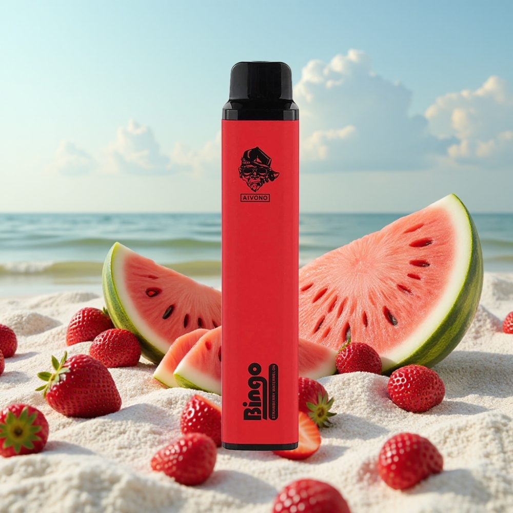 Aivono AIM BINGO 4000 Puffs 10mL 1000mAh Zemene Arbūzs