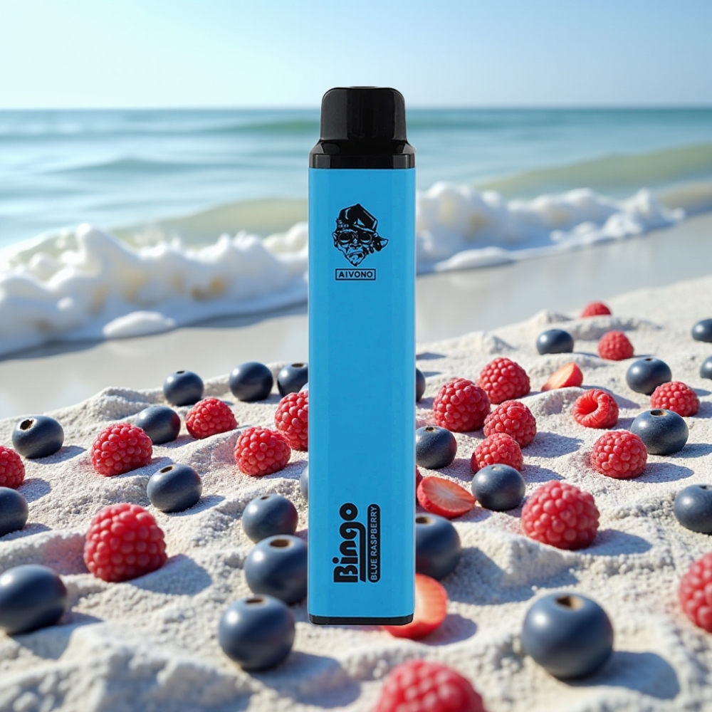 Aivono AIM BINGO 4000 Puffs 10mL 1000mAh Zilā Aveņu Disposable Vape