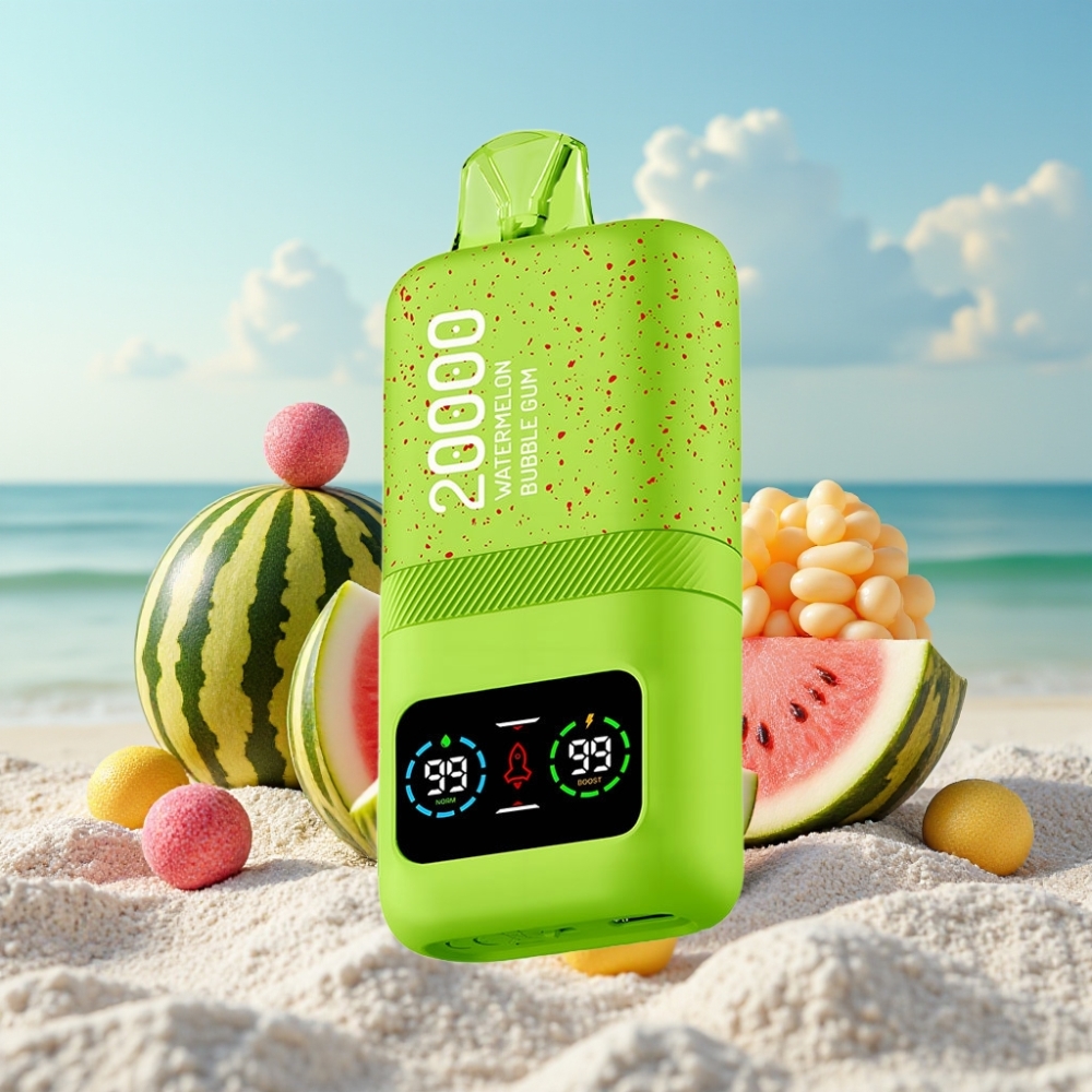 Aivono AIM MAGIC 20000 Pūšas Dispečera Vape Arbūzu Burbuļu Gumija 26ml 5% Nikotīna