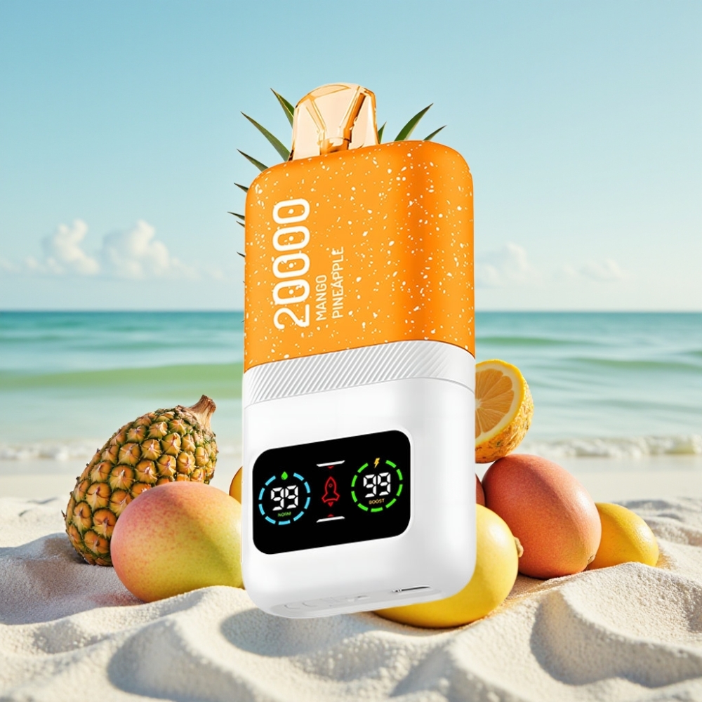 Aivono AIM MAGIC 20000 Pūti Mango Ananāss 26ml 5% Nikotīns LCD Type-C