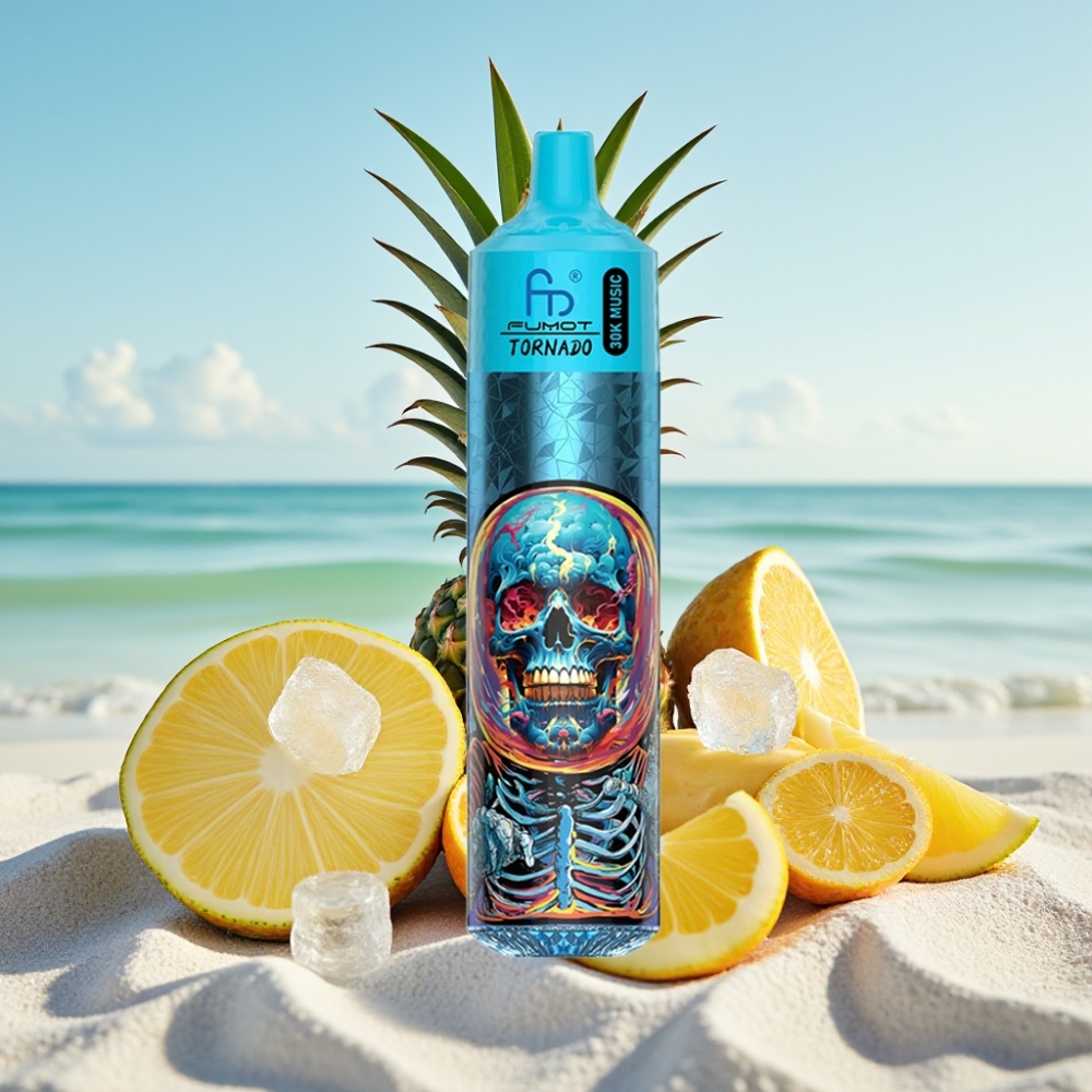 Fumot RandM Tornado 30000 Puffs 30mL 2%/5% Ananāsu Ledus