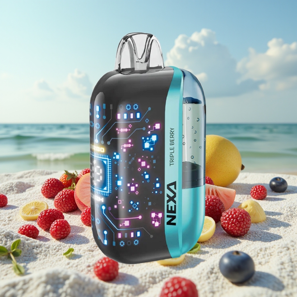 NEXA Ultra 50K Disposable Vape Triple Ogu (20ml, 5% Nikotīns, 50000 Pūksti)