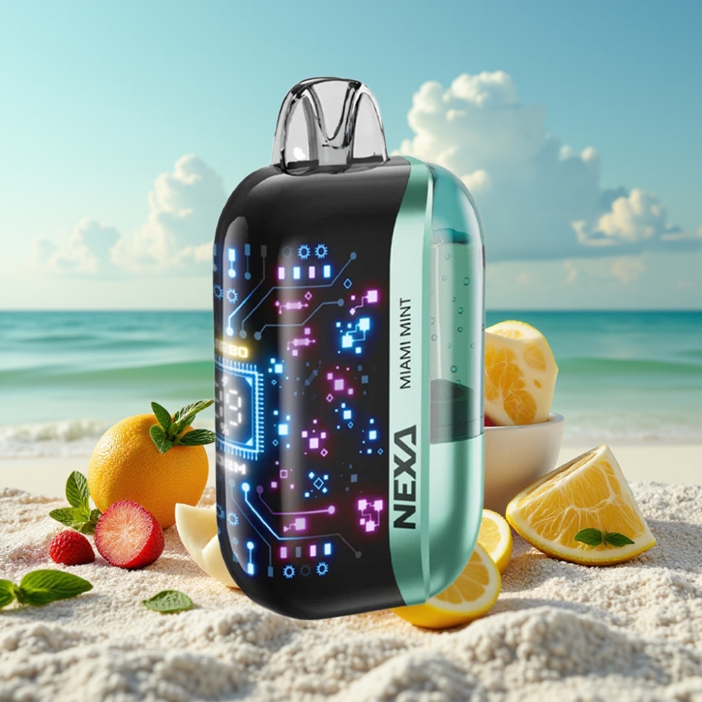 NEXA Ultra 50K Izmetamā Vape – Maimi Mētra: 20ml, 800mAh, 5% Nikotīns