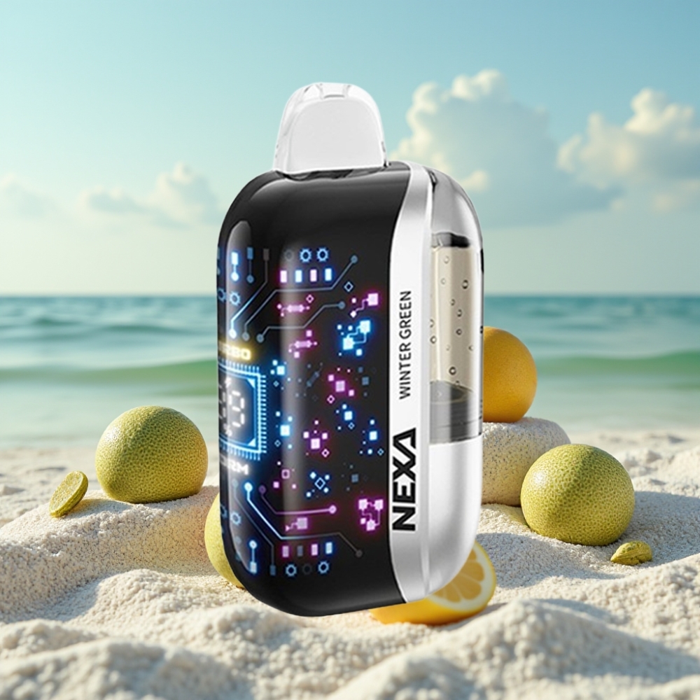 NEXA Ultra 50K Izmetamais Vaps – Ziemas Zaļš, 20ml, 5% Nikotīna, 800mAh