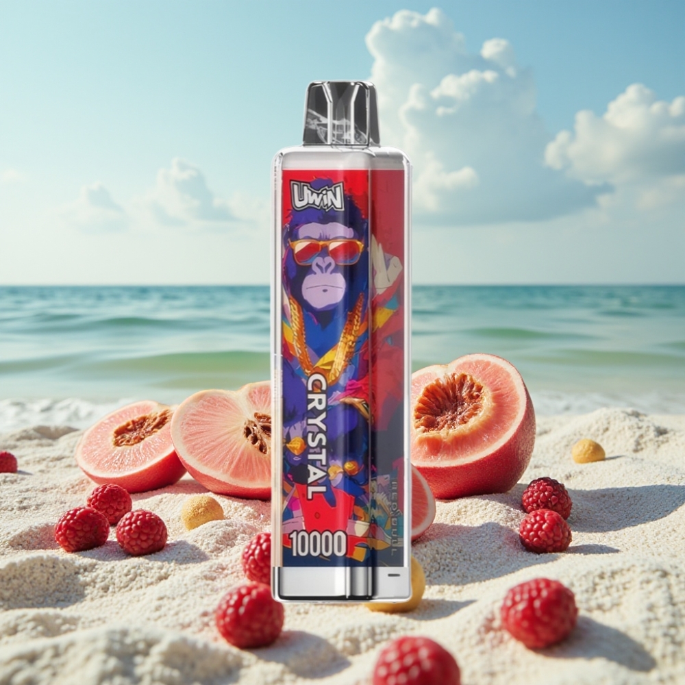UWIN Crystal 10000 Puffs 0-5% Nikotīns 18ml Red Bull RGB