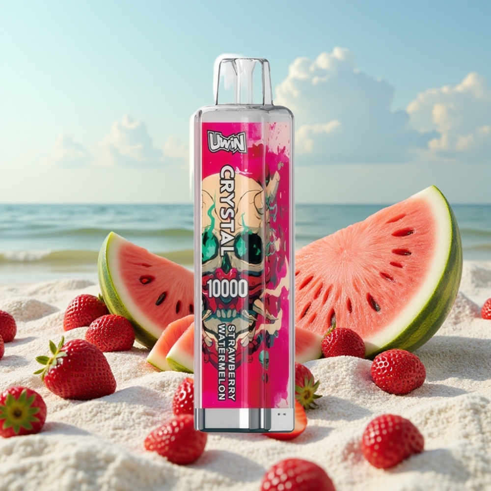 UWIN Crystal 10000 Puffs Disposable Vape (18ml, 650mAh) Zemenes Arbūzs